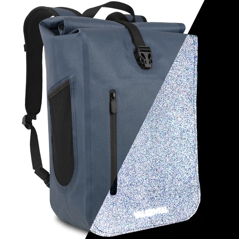 Waterproof Backpack - Wasserdichter & vollreflektierender Rucksack mit top Organisation - B-Ware