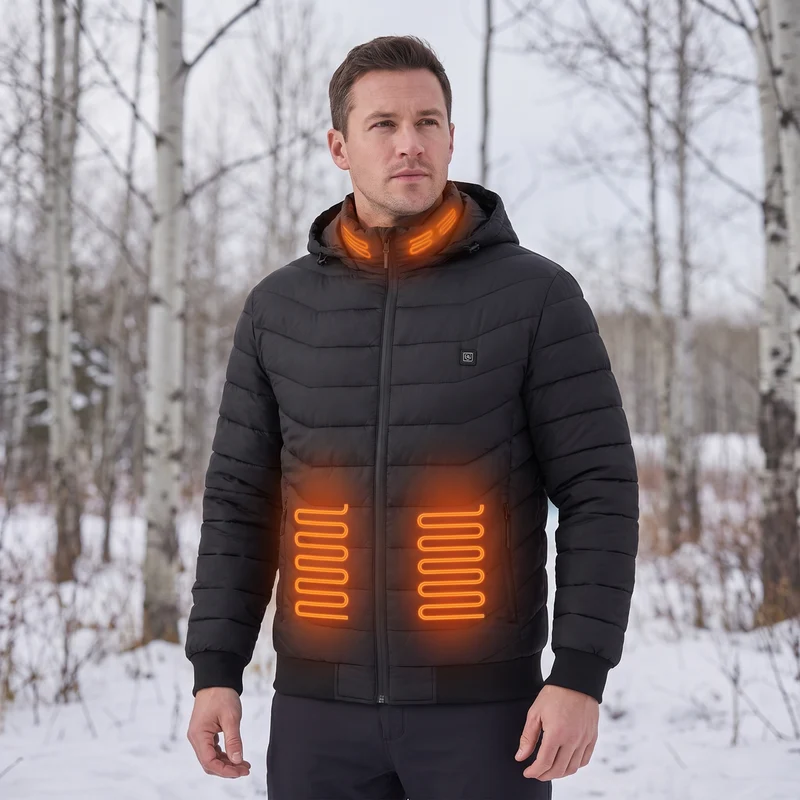 Wärmejacke – rundum warm in neun Zonen, wetterfest bei Regen und Wind